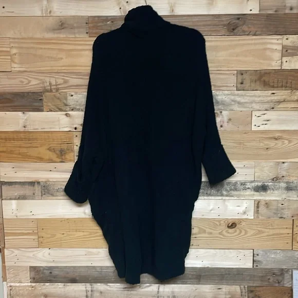 Sweet Lovely by Jen size M/L Black Super Soft Oversized Cocoon Cardigan Sweater - Picture 7 of 7